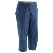 DECATHLON 迪卡侬 攀岩裤户外登山秋时尚休闲弹力运动裤SMT 蓝色七分裤 女款 38