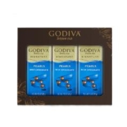 88VIP会员：GODIVA 歌帝梵 牛奶巧克力豆43g*3罐伴手礼节日礼物零食下午茶糖