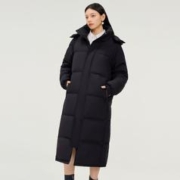 10点开始：BENGEN 冰洁 长款羽绒服女 J30140622-8056