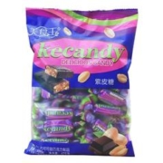 俄罗斯风味国产紫皮糖巧克力夹心糖果