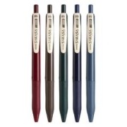 ZEBRA 斑马牌 复古系列 JJ15 按动中性笔 混色 0.5mm 5支装