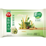PLUS会员：三全 私厨素水饺 荠菜罗汉笋口味600g 36只 *6件