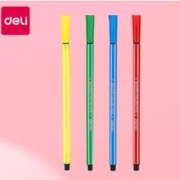 deli 得力 可水洗水彩笔 4色