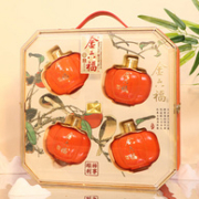 金六福 柿事顺利 50.8度兼香型纯粮白酒248mL*4瓶礼盒装