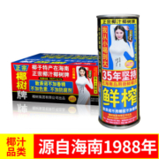 椰树 椰汁正宗椰树牌椰子汁 植物蛋白饮料 245ml*6罐*4扎 整箱装