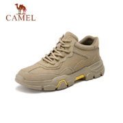CAMEL 骆驼 系带低帮休闲工装靴男 GE122A7738 沙色 42