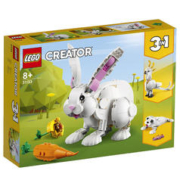 LEGO 乐高 创意三合一 拼装积木儿童玩具 男孩女孩生日礼物 31133 大白兔三合一