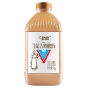 兰格格 蒙古炭烧熟酸奶酸牛奶 1kg 生鲜低温酸奶酸牛奶