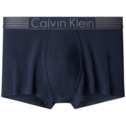 Calvin Klein内衣男士条纹提花棉质透气防夹臀贴身四角裤平角内裤NB1017O 0PP- 燕颔蓝 XL