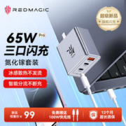 nubia 努比亚 PA0214E 65W GaN氮化镓充电器 2C1A 线充套装