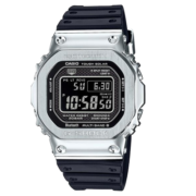 卡西欧（CASIO）35周年限定小方块金属方块小方表金砖银砖手表 GMW-B5000-1