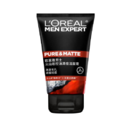 京喜特价APP:欧莱雅   L'OREAL  男士洗面奶  火山岩控油清痘洁面膏 50ml*2 100ml