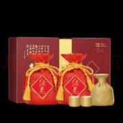 酒鬼 JIUGUI）红坛双支礼盒500ml*2带礼袋52度酒鬼白酒礼品馥郁香