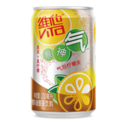 维他奶维他很神气气泡柠檬味碳酸茶饮料200ml*12罐 迷你罐 整箱装
