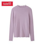 再补券、限尺码：Baleno 班尼路 女士高领针织衫 88035934 S-L可选