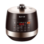苏泊尔（SUPOR）电压力锅5L球釜双胆家用高压锅3-6人智能触控煮饭煲汤压力煲开盖收汁一键排压