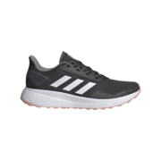 adidas阿迪达斯官方DURAMO 9女子训练备赛竞速轻盈疾速跑步运动鞋 灰色/白色 37(230mm)