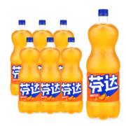 再降价，plus会员，需首购礼金:可口可乐（Coca-Cola）芬达 Fanta 橙味 汽水 碳酸饮料 2 L*6瓶 整箱装*2件