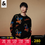 杰克琼斯 杰克·琼斯（JACK&JONES）FEITOFEI联名2024年新年款国潮龙年圆领针织衫情侣同款