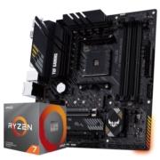 AMD 锐龙CPU 处理器 搭华硕B450B550CPU主板套装 板U套装 华硕TUF B550M-PLUS重炮手 R7 5700X(散片)套装