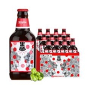 SNOWBEER 雪花 啤酒（Snowbeer）黑狮玫瑰红果啤 330ml*12瓶 覆盆子口味年货送礼