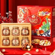 沃隆坚果礼盒沃福隆礼1500g6罐礼盒