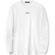 HLA 海澜之家 长袖T恤男 漂白04 180/96A/XL