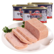 梅林（MALING）上海梅林午餐肉罐头198g*5户外熟食早餐速食早餐涮火锅午餐肉 午餐肉198g*3罐