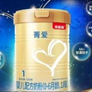 京东百亿补贴：贝因美新国标菁爱婴儿配方奶粉中罐1段400g