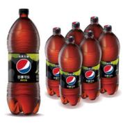 百事可乐 无糖 Pepsi 青柠味 碳酸饮料 汽水 大瓶 2L*6瓶 饮料整箱