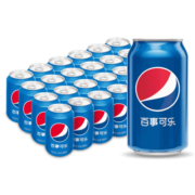 百事可乐 Pepsi 百事可乐汽水 碳酸饮料 330ml*24听 年货 百事出品