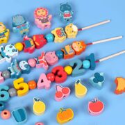 早教串珠子 数字+珠子