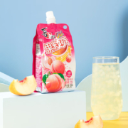 PLUS会员：喜之郎 果粒爽水蜜桃味350ml