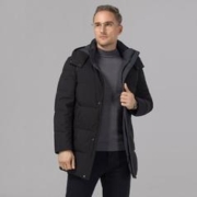 雪中飞 男式羽绒服斜插口袋设计贴合手型穿着稳重外套男