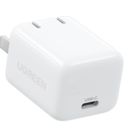 绿联30W氮化镓充电器iPhone15充电头兼容pd20W苹果14ProMax/Plus手机ipadair平板USB/Type-C快充插头