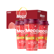 香飘飘 新升级Meco蜜谷果汁茶 桃桃红柚口味400ml 8杯 0脂肪饮料礼盒装