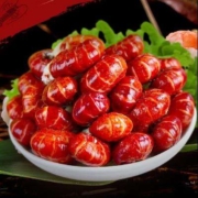 弹指鲜生 麻辣小龙虾尾 1000g 特级虾尾 85-100只＊3件