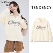 La Chapelle City 拉夏贝尔 女士polo领卫衣