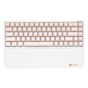 黑峡谷（Hyeku）X1Pro 68键无线蓝牙三模客制化机械键盘热插拔吸音棉PBT透光键帽 白桃西米露 BOX玫瑰红轴