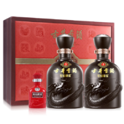 京东百亿补贴：古井贡 年份原浆古5 礼盒装 50度 500mL 2瓶+赠品