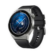 HUAWEI 华为 Watch GT3 Pro 活力款 智能手表 46mm 黑色氟橡胶表带（GPS、血氧、ECG）