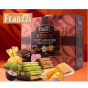 Franzzi 法丽兹 夹心曲奇饼干 2024年春节手提欢乐缤纷礼盒888g