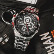 卡西欧（CASIO）Edifice商务防水夜光男士海洋之心潮流石英手表礼物送男友推荐 EFR-539D-1A