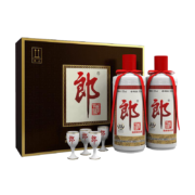 LANGJIU 郎酒 高度酱香型白酒 郎牌郎酒 普郎 53度 500mL 1盒 礼盒装