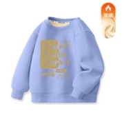 JEANSWEST 真维斯 儿童加绒圆领卫衣