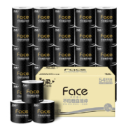 洁柔 黑Face 加厚4层卷纸140g*54卷 *2箱