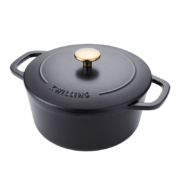 PLUS会员：ZWILLING 双立人 珐琅锅 24cm 黑色（3-5人适用）