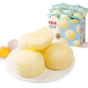 限2500件、15日10点、聚划算百亿补贴：百草味 蒸蛋糕500g