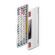 NuPhy Air75 V2 客制化矮轴机械键盘mac无线蓝牙超薄双三模静音办公 离子白 越橘轴（线性轴/45gf）
