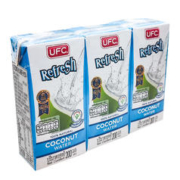 UFC牌 100%纯椰子水200ml*3组合装